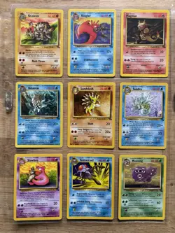 Pokemon WOTC Fossil Set Near Complete Non-Holo Card Bundle - Image 5