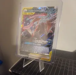 Pokemon TCG Greninja & Zoroark GX Holo Ultra Rare Card 107/214 Unbroken Bonds - Image 2