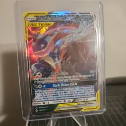 Pokemon TCG Greninja & Zoroark GX Holo Ultra Rare Card 107/214 Unbroken Bonds - Image 3