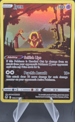 Pokemon Jynx Ultra Rare Swsh12 Silver Tempest TG04/TG30 Holo English 2022 100HP - Image 1