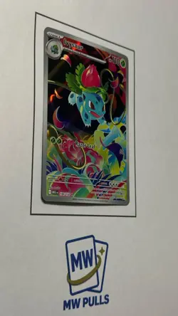 Pokemon Ivysaur 134/132 Me01: Mega Evolution Illustration Rare Full Art Holo - Image 3