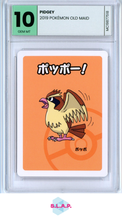 PIDGEY POKEMON OLD MAID - 2019 - - - MINT-CARDS GEM MT 10 - Image 1