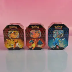 3X HIDDEN FATES TINS RAICHU CHARIZARD GYARADOS GX POKEMON ENGLISH OVP SEALED - Image 1
