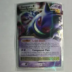 Pokemon TCG Gengar LV.X Holo Ultra Rare 97/99 Arceus Level Up HP 140 - Image 1
