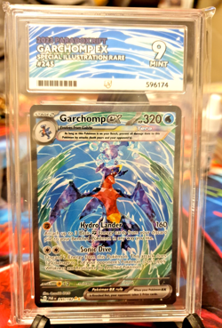 Pokemon TCG Garchomp EX 245/182 Paradox Rift ACE 9 MINT - Image 1