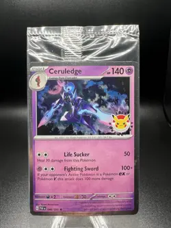 SEALED HOLO CERULEDGE 040/091 PALEAN FATES 2024 POKEMON DAY PROMO NM POKEMON - Image 1