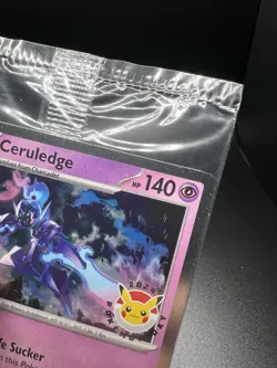SEALED HOLO CERULEDGE 040/091 PALEAN FATES 2024 POKEMON DAY PROMO NM POKEMON - Image 2