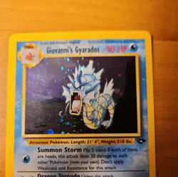 Pokemon TCG Giovanni's Gyarados Gym Challenge 5/132 WOTC Unlimited Holo Rare - Image 3