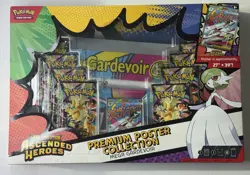 Pokemon TCG Ascended Heroes Mega Lucario Premium Poster Collection Box 10 Packs - Image 1