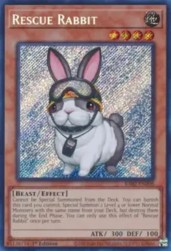 Rescue Rabbit - RA02-EN008 - Secret Rare - 1st Edition NM Yugioh 25th Anniversar - Image 1