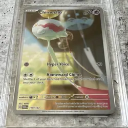 Pokemon Chimecho Illustration Rare Holo Twilight Masquerade 179/167 TAG 9 TCG - Image 2