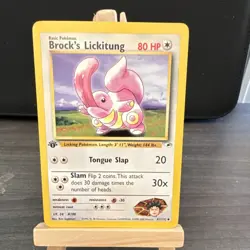 Pokemon Brock's Lickitung Gym Challenge 1st Edition (41/132) - Image 1