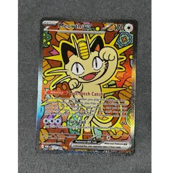 Pokemon Meowth ex 121/088 Paradox Rift Ultra Rare Full Art Holo 170 HP - Image 1