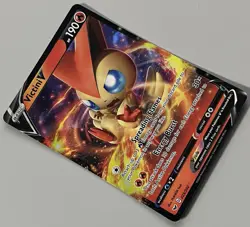 Pokemon Sword & Shield Victini V Basic Ultra Rare HoloFoil #025/202 - Image 2
