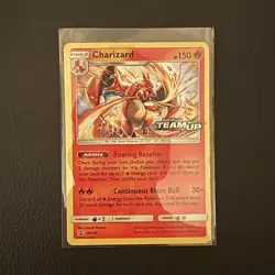 Pokemon Charizard SM158 Sun & Moon Team Up Black Star Promo Holo - Image 1