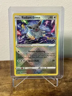 2022 Pokemon GO Radiant Eevee Black Star Promo BSP #SWSH230 Ultra Rare Holo NM - Image 1