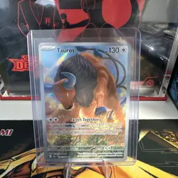 Pokemon TCG Tauros Illustration Rare Mega Evolution Chaos Rising CRI 096/086 - Image 1
