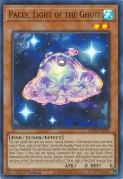 Paces, Light of the Ghoti - POTE-EN086 - Ultra Rare - 1st Edition NM Yugioh Powe - Image 1