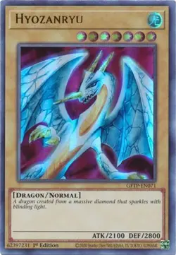 Yugioh - Hyozanryu (Ultra Rare) (1st Edition) - GFTP-EN071 (P) - Image 1