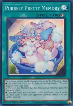 Purrely Pretty Memory - RA02-EN072 - Super Rare - 1st Edition NM Yugioh 25th Ann - Image 1