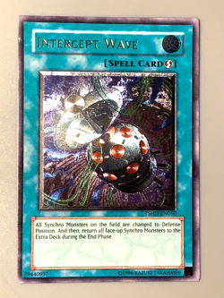 yugioh Intercept Wave TSHD-EN050 Ultimate rare Unlimited Edition near mint - Image 1