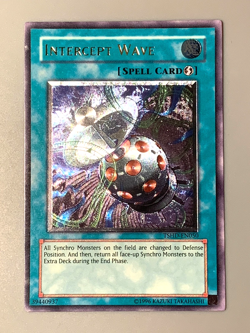 yugioh Intercept Wave TSHD-EN050 Ultimate rare Unlimited Edition near mint - Image 2