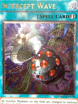 yugioh Intercept Wave TSHD-EN050 Ultimate rare Unlimited Edition near mint - Image 4