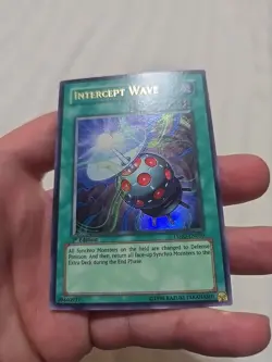 Yugioh Intercept Wave TSHD-EN050 Ultra Rare 1st Edition Near Mint - Image 1