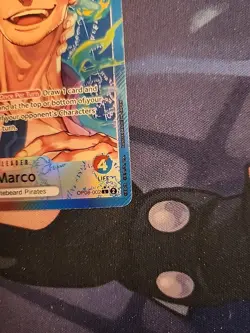 One Piece CCG Marco (Alt Art) Leader OP08-002 Parallel Two Legends NM English - Image 5