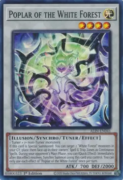 Poplar of the White Forest - ALIN-EN041 - Super Rare - 1st Edition NM Yugioh All - Image 1