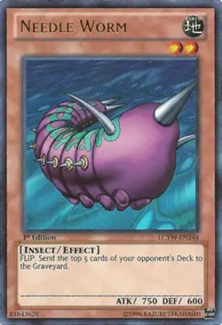Needle Worm - LCYW-EN244 - Ultra Rare - 1st Edition NM Yugioh Legendary Collecti - Image 1