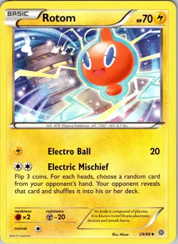 Pokemon TCG Rotom XY Ancient Origins 29/98 Regular Uncommon Card NM - Image 1