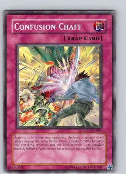 Yu-Gi-Oh TCG Confusion Chaff CSOC-EN064 Unlimited Regular Common Card LP - Image 1