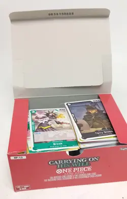 One Piece Card Game Box Carrying On His Will OP-13 Opened Mixed Cards Preloved - Image 4