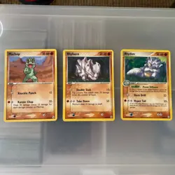 Pokemon TCG EX Hidden Legends 3 Card Lot – Vintage 2004 Bundle –LP–HP Condition - Image 1