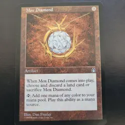 Reserved List Magic Card MTG - Mox Diamond Stronghold NM Authentic Rare Original - Image 1
