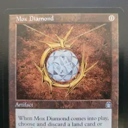 Reserved List Magic Card MTG - Mox Diamond Stronghold NM Authentic Rare Original - Image 2