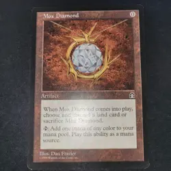 Reserved List Magic Card MTG - Mox Diamond Stronghold NM Authentic Rare Original - Image 4