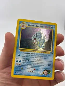 Pokemon Cards - Giovanni's Gyarados 5/132 - Gym Challenge - Excellent - Image 3