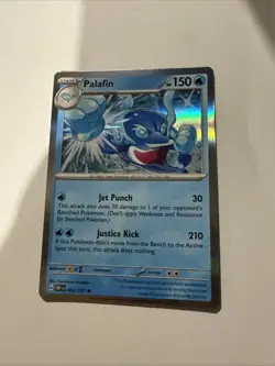 Palafin - 062/197 - Pokemon Obsidian Flames Cosmos Holo Rare Card NM - Image 1