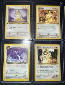 Vintage Pokemon Lot - 10 Cards - 1st Editions - Image 2
