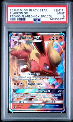 Flareon GX SM171 PSA 9 Holo Sun & Moon Promo Special Coll. Pokemon Card 🔥🔥 - Image 1