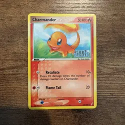 2006 Charmander 48/100 Common Reverse Holo Pokemon Card Crystal Guardians - LP - Image 1