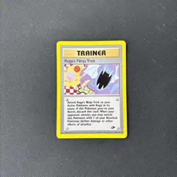 Pokemon Card Gym Challenge Koga's Ninja Trick 115/132 WOTC Rare - Image 2