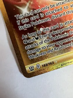 Pokemon TCG SS Battle Styles 183/163 Single Strike Energy Secret Gold Card - Image 5