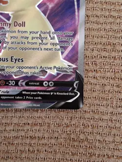 Pokemon Mimikyu v Full Art Battle Style Card Near Mint Condition 148/163 - Image 3