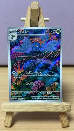 Pokemon TCG Gloom 198/197 Obsidian Flames Illustration Rare Holo Card - Image 1