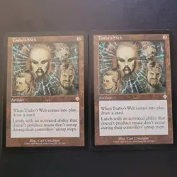 Tsabo's Web x2 Invasion Rare MTG Cards English LP-NM Condition Magic - Image 1