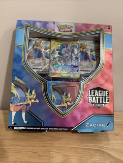 Pokemon TCG: Zacian V League Battle Deck Trading Card Games 820650807978 - Image 1