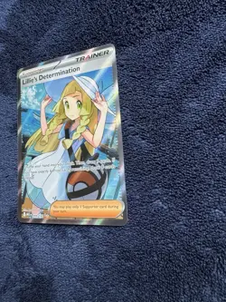 Lillie's Determination 169/132 Ultra Rare Full Art Holo Pokemon Card - Image 3